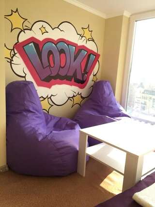 Мини-отель Апартаменты WOW-hotel Киев Двухместный номер Делюкс с 1 кроватью и душем-10